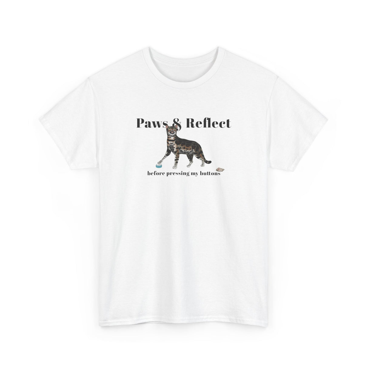 Purrmaid Tee with 'Paws and Reflect' Design