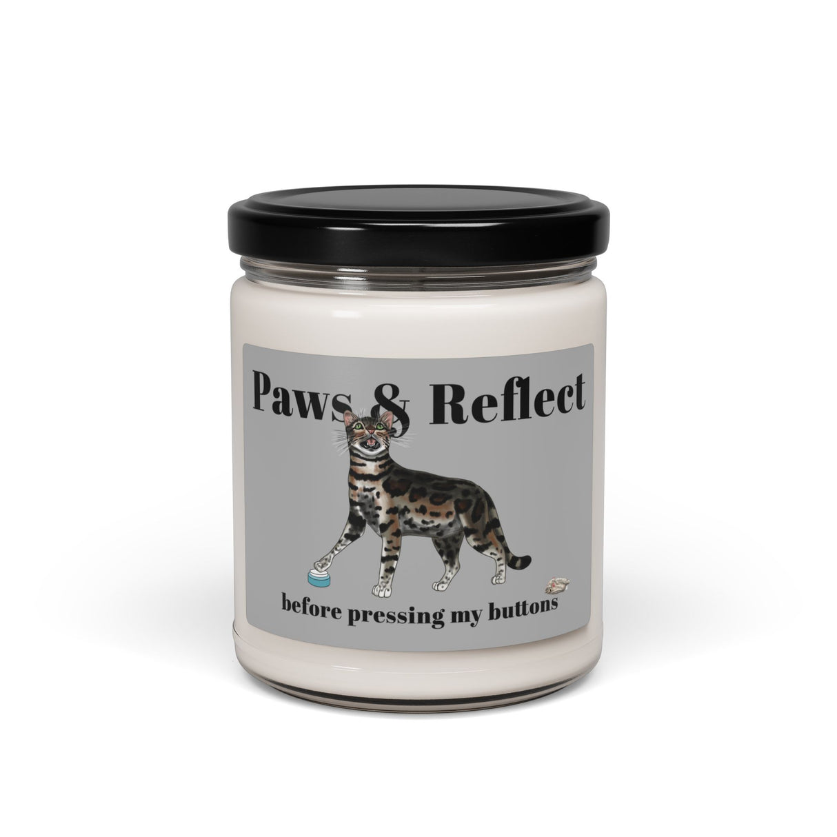 Soy Candle - Paws and Reflect Design by Nina