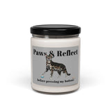 Soy Candle - Paws and Reflect Design by Nina
