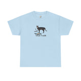 I Said What I Said Flounder Graphic Tee — Hand-Drawn Talking Pet Buttons