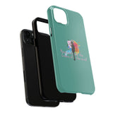 Tough Phone Case — "paint with all the colors of the wind" Flounder the Purrcasso Art