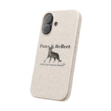 Phone Case - Paws and Reflect Biodegradable Case featuring Flounder the Purrmaid by Nina