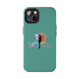 Tough Phone Case — "paint with all the colors of the wind" Flounder the Purrcasso Art