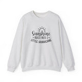 Sunshine Mixed with a Little Hurricane Crewneck Sweatshirt