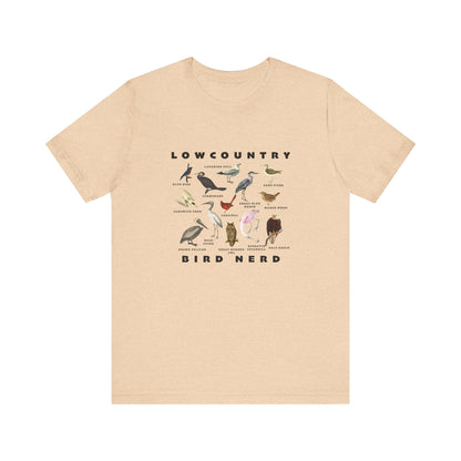 Bird Species Unisex Tee - Lowcountry Bird Nerd Shirt