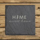 New Jersey Slate Coaster Set – Engraved Natural Stone (Set of 4)