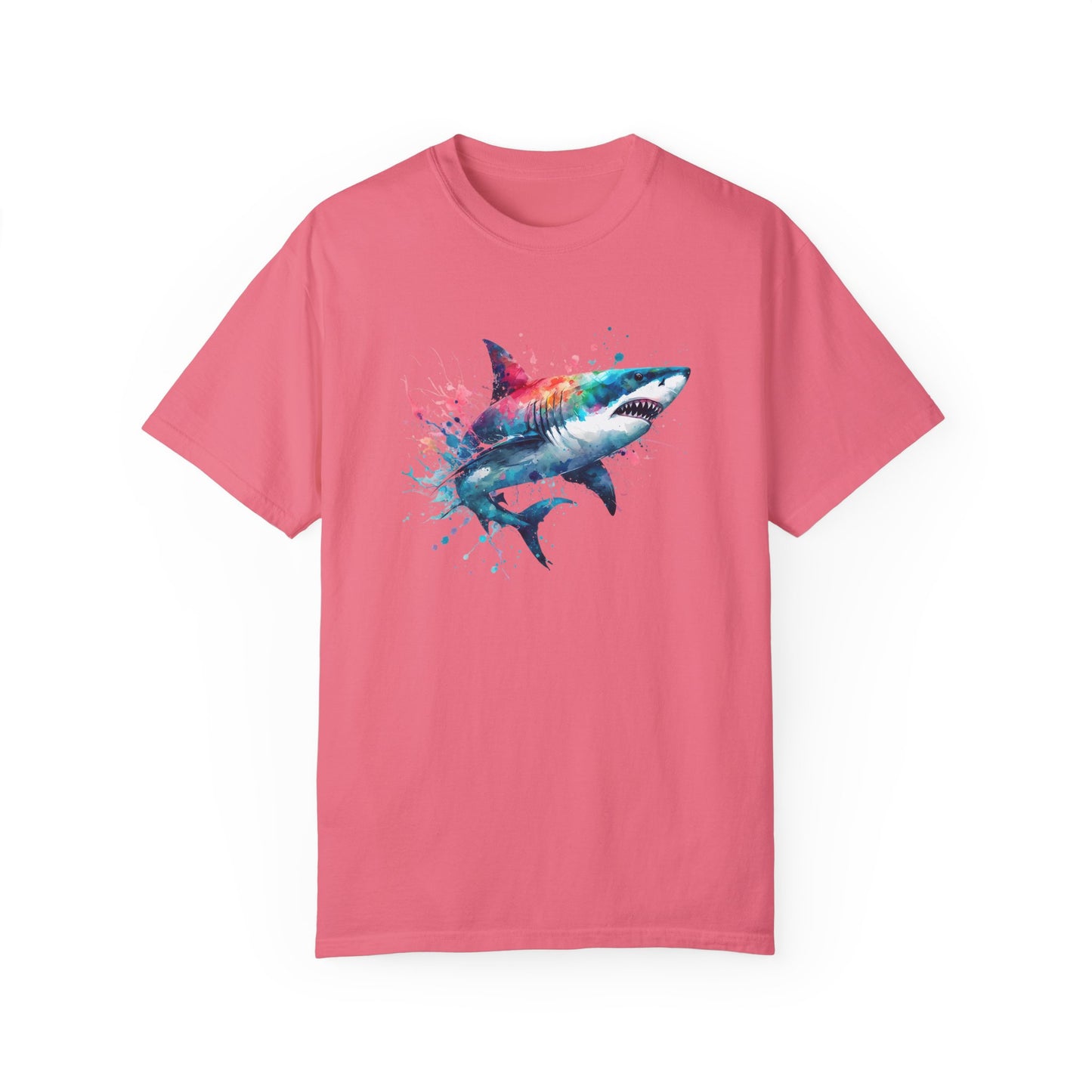 Colorful Great White Shark Unisex T-Shirt