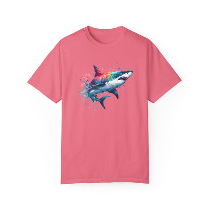 Colorful Great White Shark Unisex T-Shirt