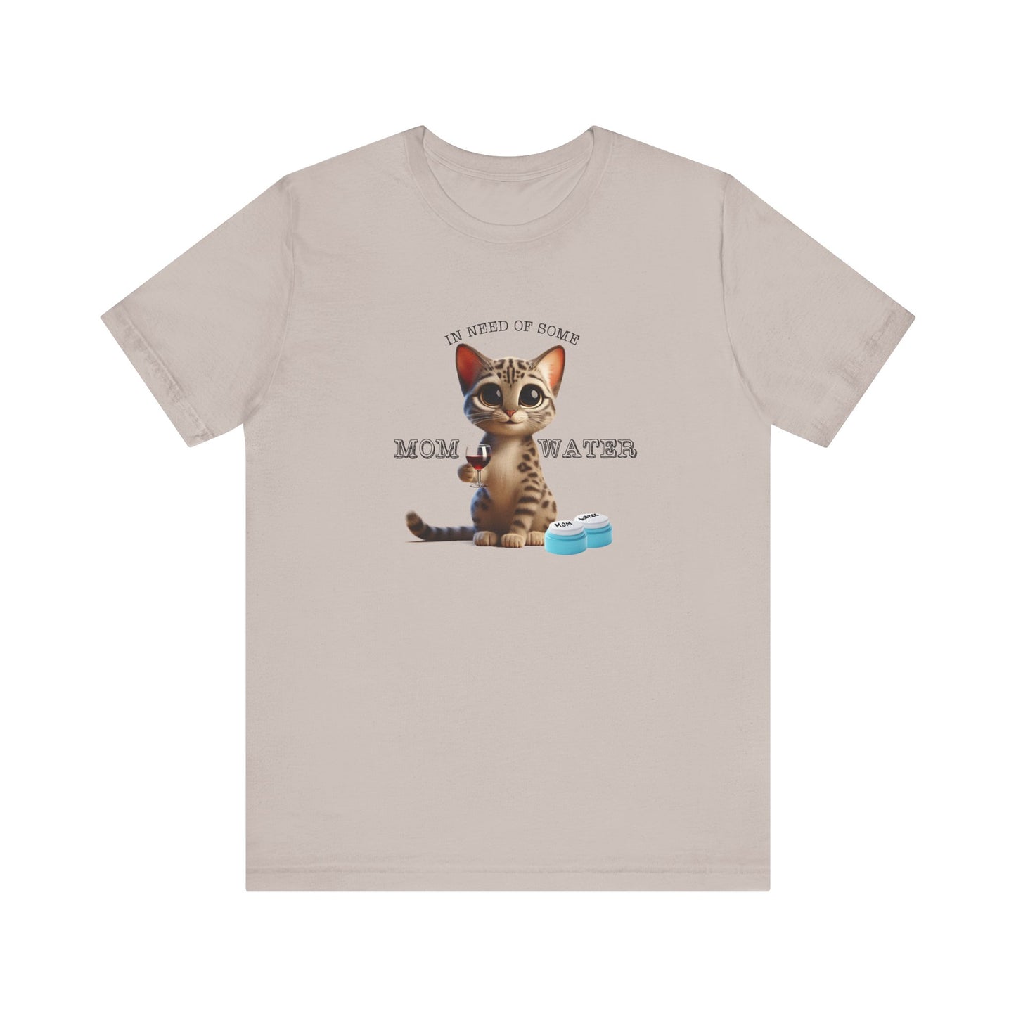 Adult Funny Cat Wine Tee