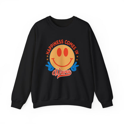 Happiness Comes in Waves Sweatshirt