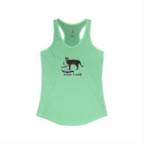I Said What I Said Tank — Flounder Talking Pet Buttons Racerback Tank