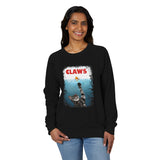 Purrmaid Flounder 'CLAWS' Raglan Crewneck