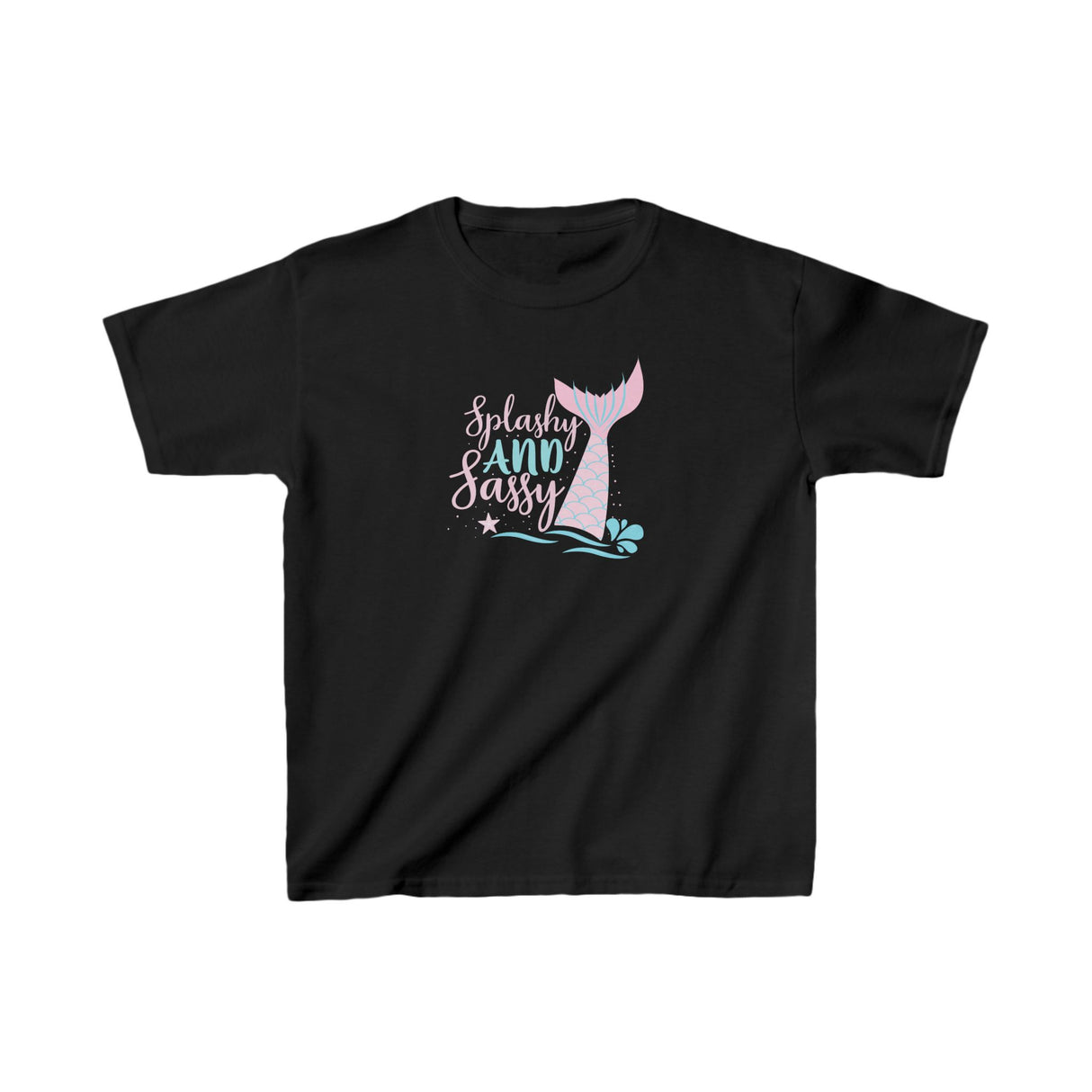 Mermaid "Splashy and Sassy" Tee