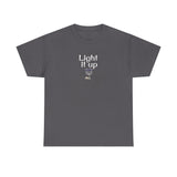 Light it Up Unisex Tee - Mouse Toy Menorah Design