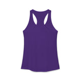 Women's Racerback Tank — "Paint With All the Colors of the Wind" Flounder the Purrcasso Art Tank