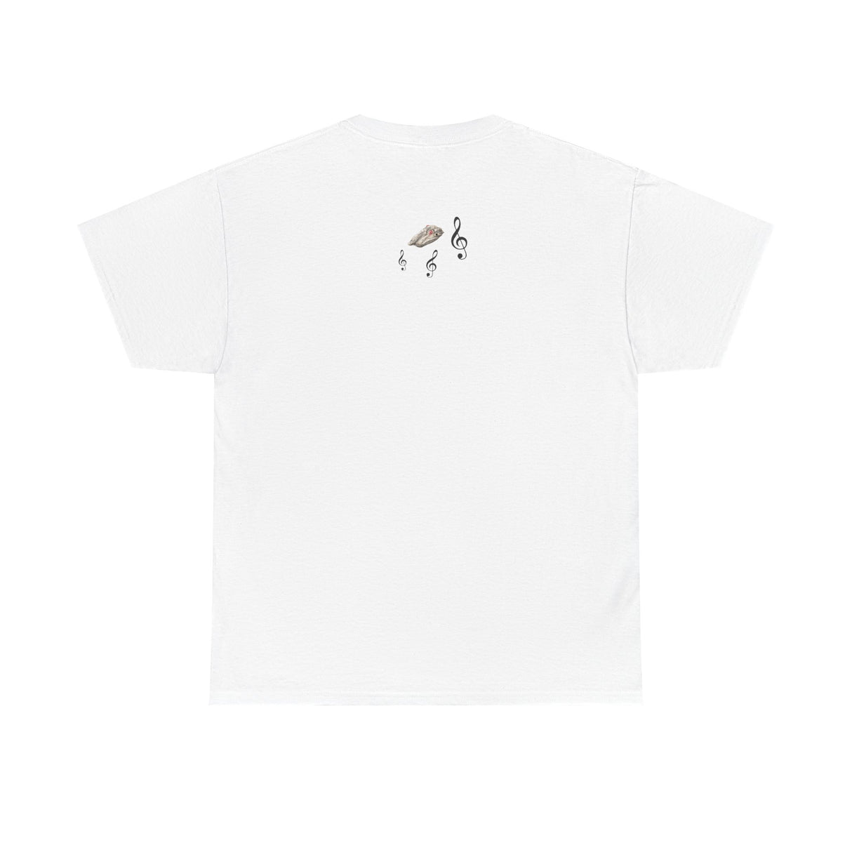T-Shirt Treble Maker featuring Flounder the Purrmaid Playing Piano Design