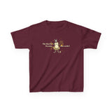 Kids Heavy Cotton™ Tee - Bravery Tutu design featuring Flounder with Mouse Toy by her side