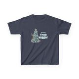 Kids Tee Christmas Tree Hugger Flounder the Purrmaid Design