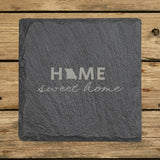 Missouri Slate Coaster Set – Engraved Natural Stone (Set of 4)