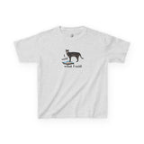 Kids Tee — "I Said What I Said" Flounder Talking Pet Buttons Design