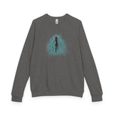 Flounder the Purrmaid Raglan Crewneck — "Fish at Heart" French Terry