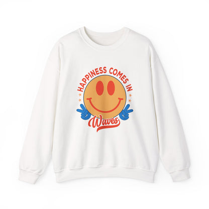 Happiness Comes in Waves Sweatshirt
