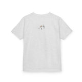 Kids Tee - Treble Maker Design Hand Drawn by Flounder's Mom, Nina Featuring Flounder the Purrmaid Playing Piano for Mouse Toy