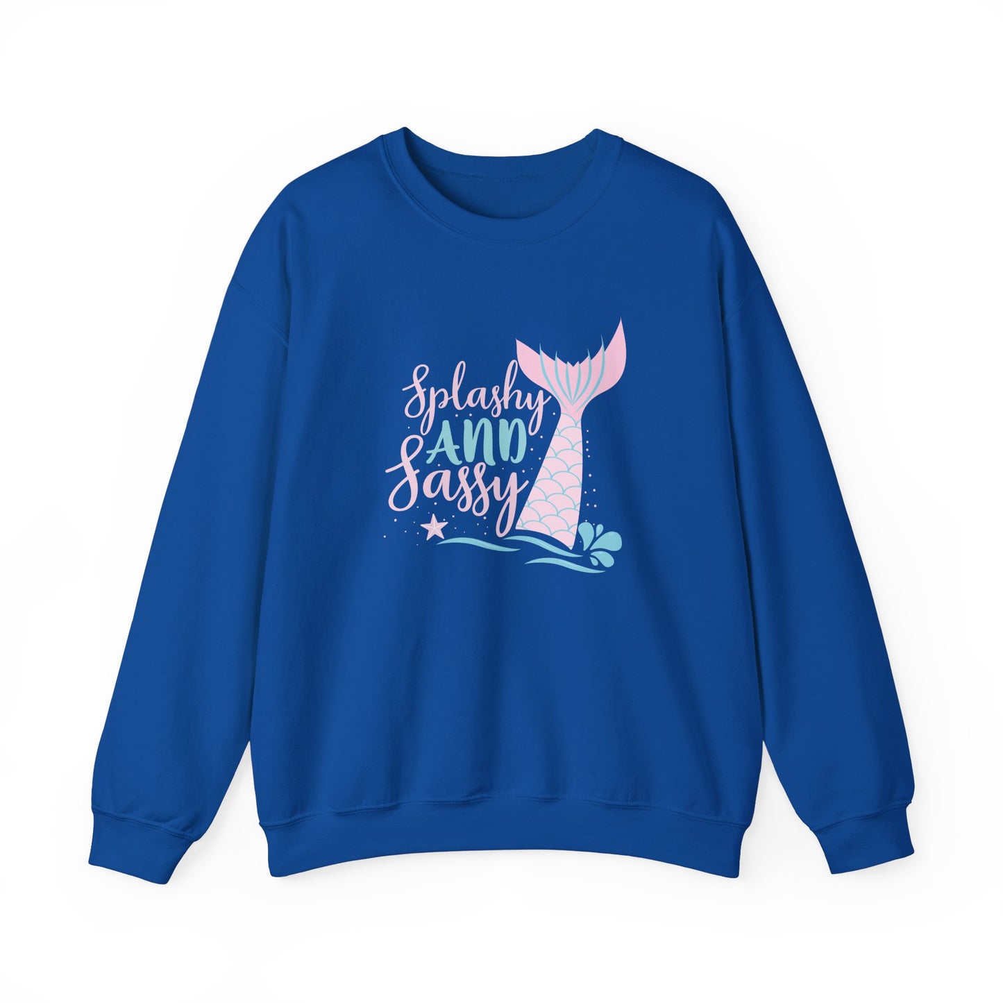 Mermaid Sweatshirt - Splashy and Sassy Unisex Crewneck