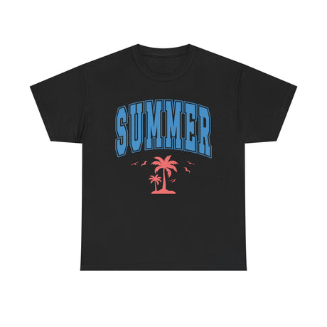 Summer Collegiate Style Cotton T-Shirt
