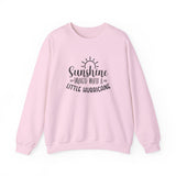 Sunshine Mixed with a Little Hurricane Crewneck Sweatshirt