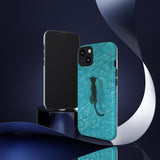 Phone Cases Purrmaid Painting featuring Flounder