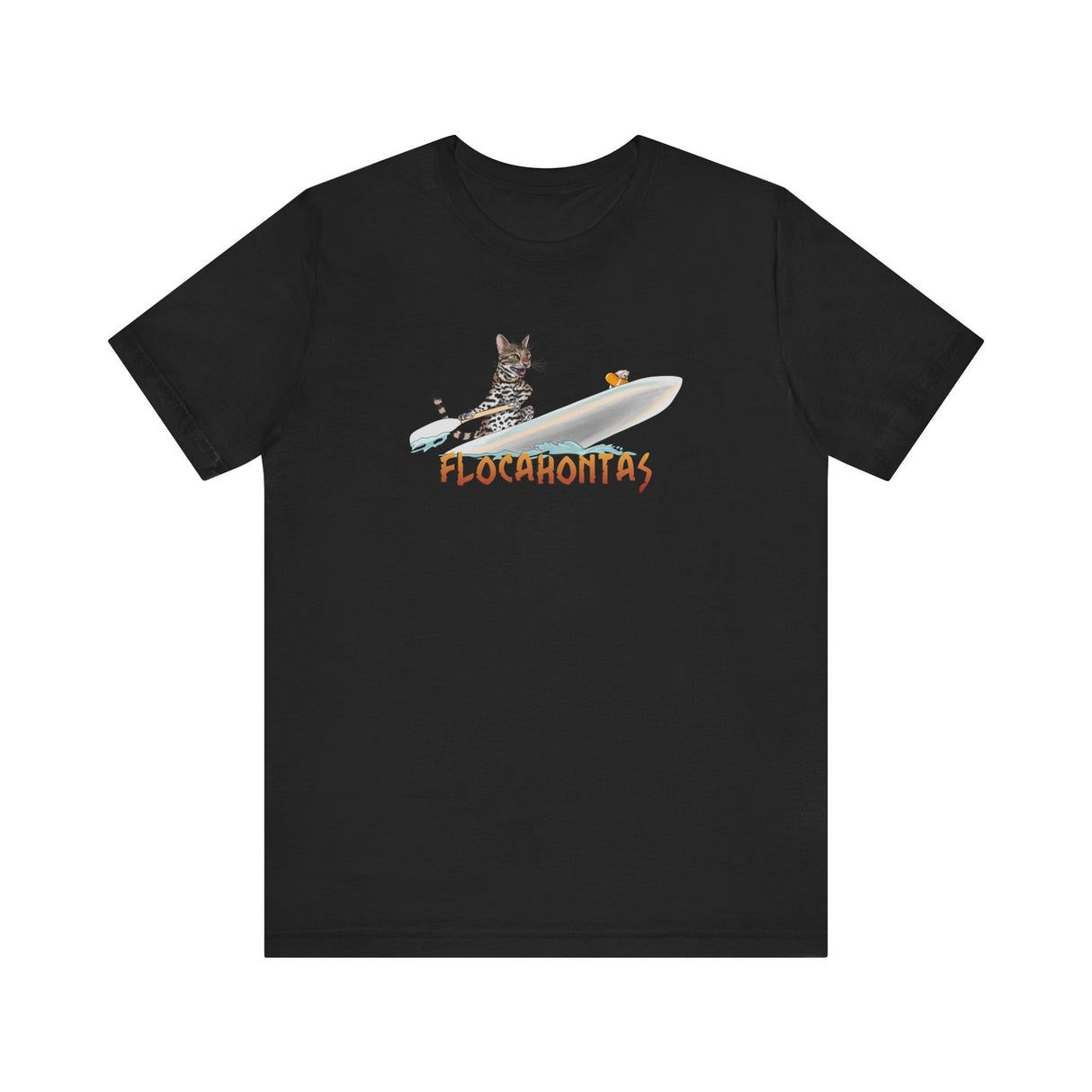 Flocahontas Unisex Tee - Flounder the Purrmaid  with Mouse Toy Design