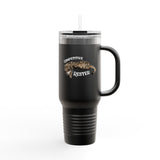 Insulated Travel Mug — "Competitive Rester" Flounder Design (40oz)