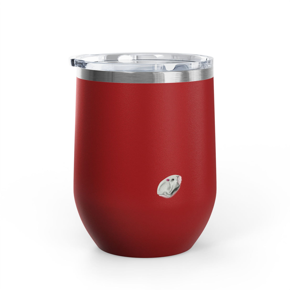Wine Tumbler — "Competitive Rester" Flounder Design (12 oz)