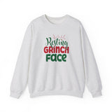 Holiday Resting Grinch Face Sweatshirt