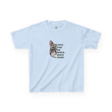 Kids Tee — "Little Fish. Big World. Brave Heart." Flounder Graphic
