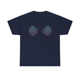 Seashell Bra Adult Gildan T-Shirt | Unisex Heavy Cotton Beach Tee