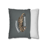 Decorative Pillow — "Competitive Rester" Flounder Design
