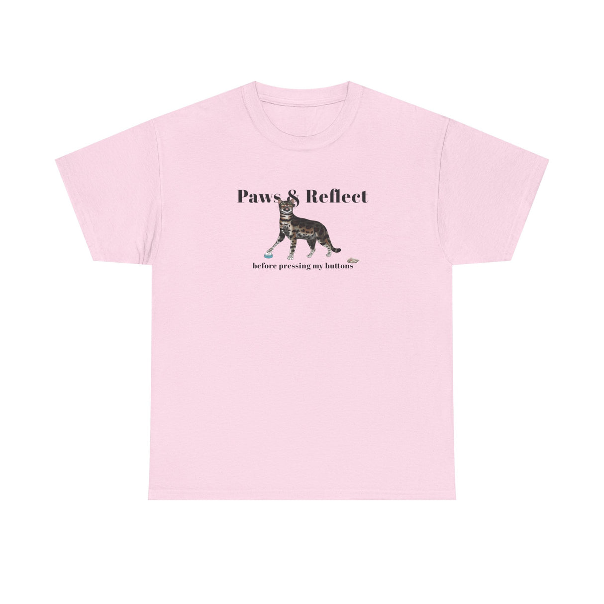 Purrmaid Tee with 'Paws and Reflect' Design