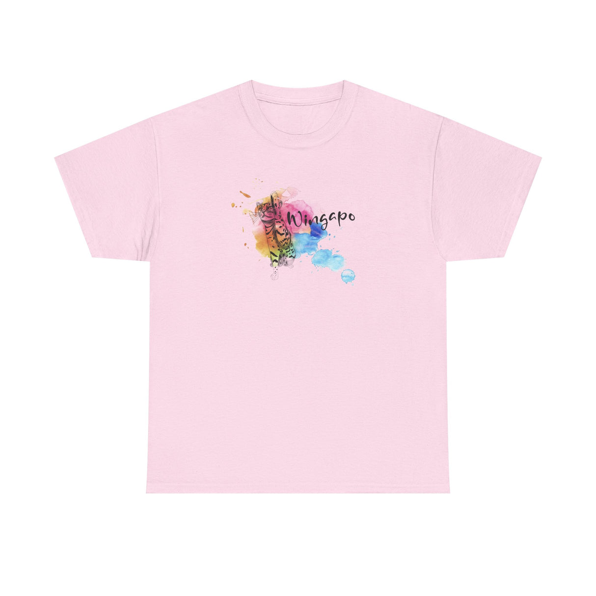T-Shirt Wingapo Watercolor Design Featuring Flounder the Purrmaid