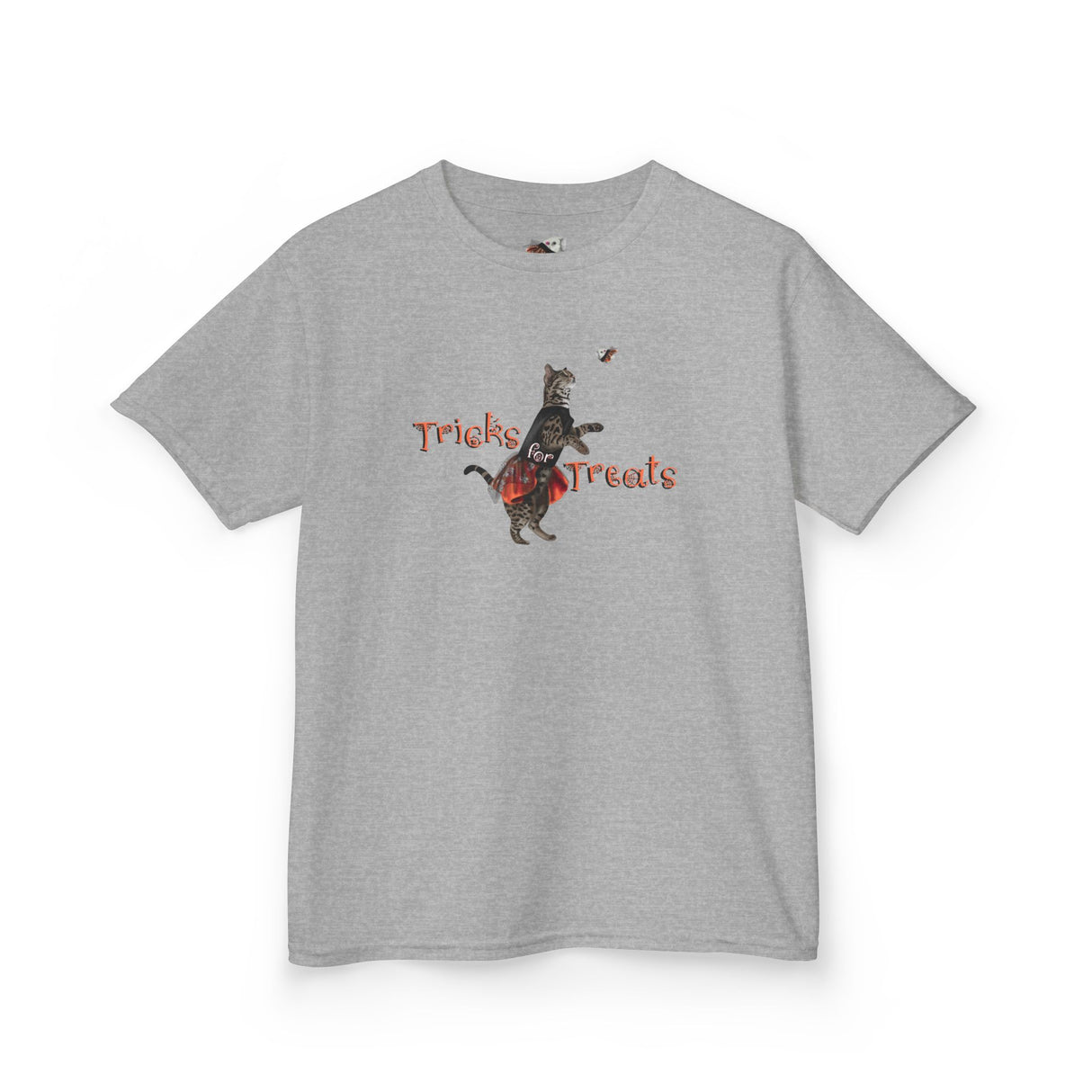 Kids Tee — "Tricks for Treats" Flounder Halloween Ballet Tee