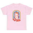Life's a Beach cotton tee in light pink
