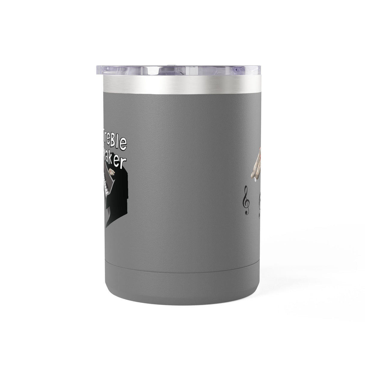 Coffee Mug Tumbler - Treble Maker Design Hand Drawn by Flounder's Mom, Nina