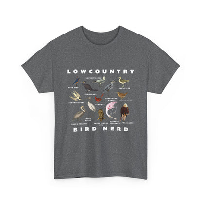 Bird Species Unisex Tee - Lowcountry Bird Nerd Shirt