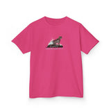 Kids Tee — "I Want to Be Where the People Aren't" Purrmaid Flounder Splash