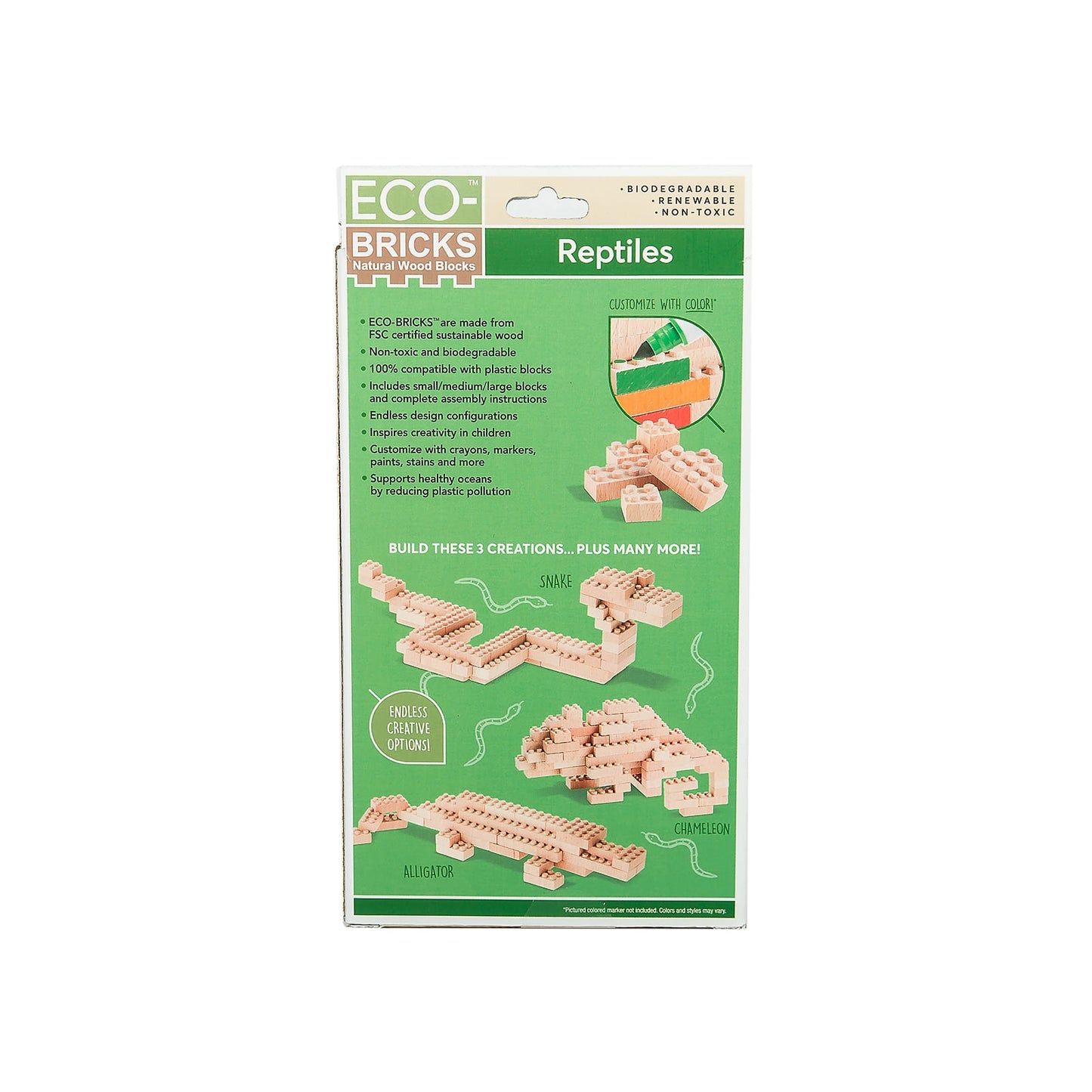 Eco Bricks 3-in-1 Reptiles