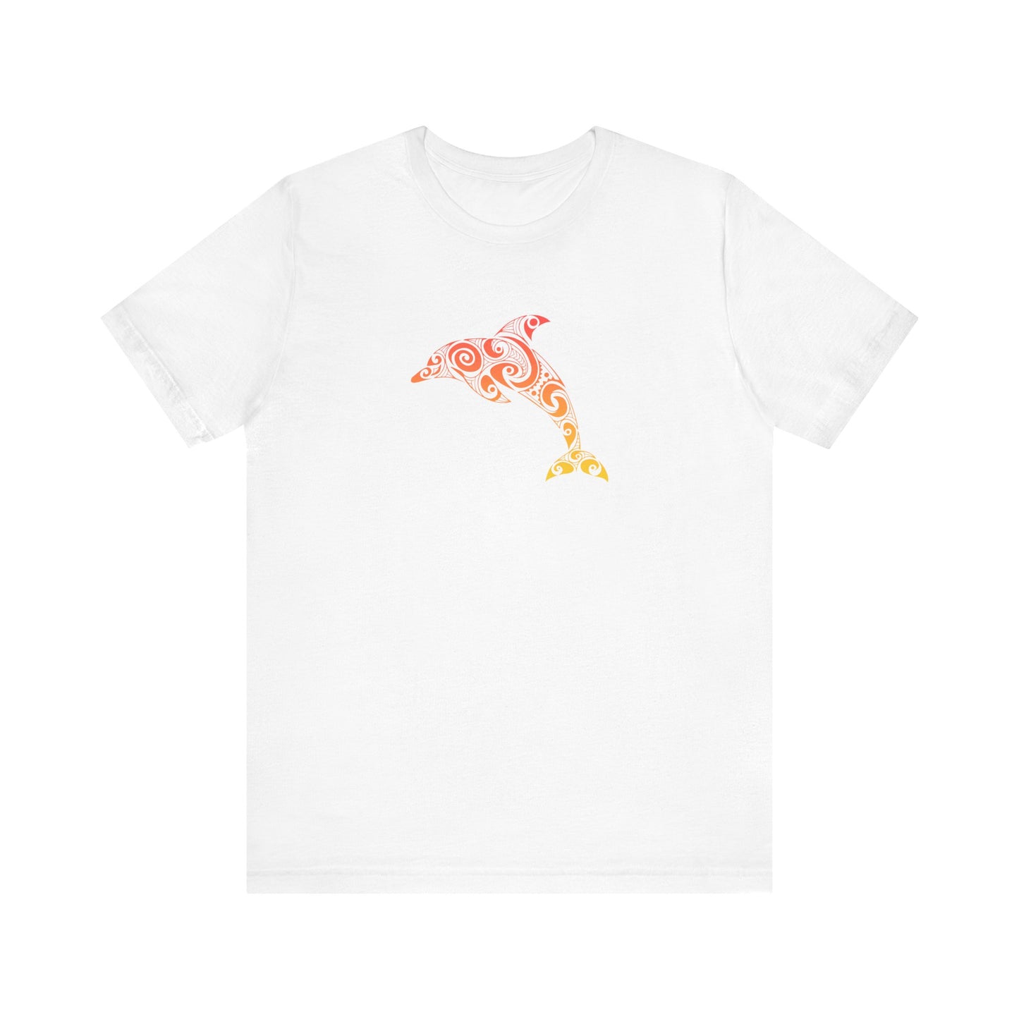 Adult Tribal Dolphin Tee - Bella+Canvas Shirt