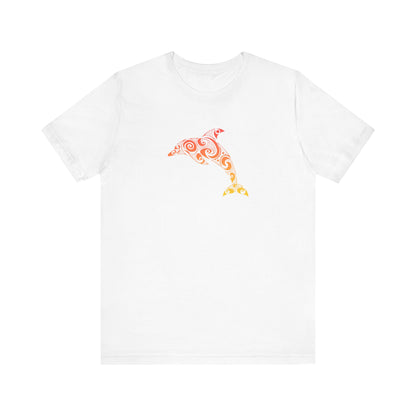 Adult Tribal Dolphin Tee - Bella+Canvas Shirt