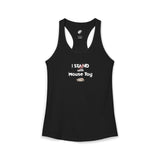 "I Stand with Mouse Toy" Women's Racerback Tank