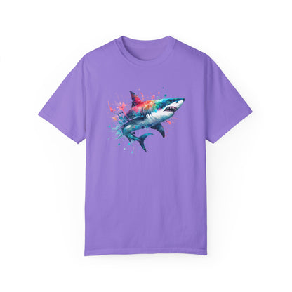 Colorful Great White Shark Unisex T-Shirt